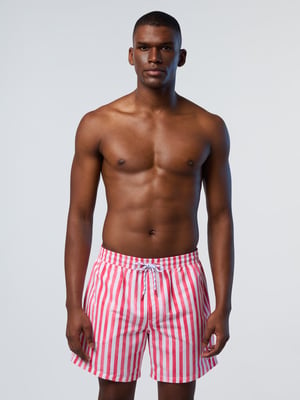 North Sails Badeshorts Bedrucktes Pfirsichleder