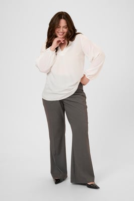 Langarm-Bluse KCmilia Langarm-Bluse Regular fit white