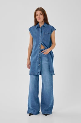 Denimkleid MWLeyla Denimkleid Box fit medium blue