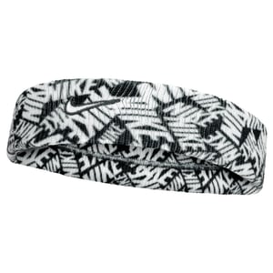 Nike - "Classic" Stirnband, Dri-FIT (Schwarz/Weiß)