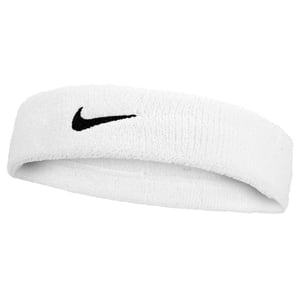 Nike - "Classic" Stirnband (Weiß/Schwarz)