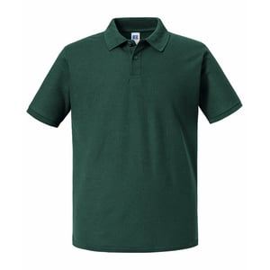 Russell - "Authentic Eco" Poloshirt für Herren (Flaschengrün)
