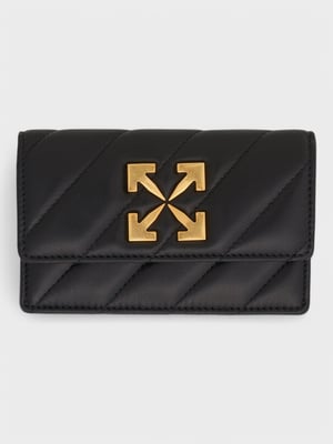 Off-White Jackhammer Flachkartenetui Schwarz