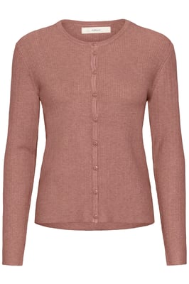 Strickpullover YenahIW Strickpullover Gerade Passform rose