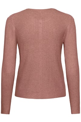 Strickpullover YenahIW Strickpullover Gerade Passform rose