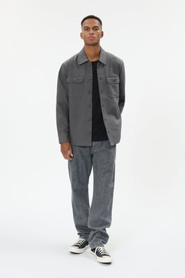 Overshirts MAdamo Overshirts Gerade Passform melange
