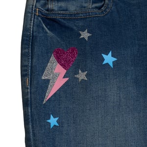 Denim-Jegging-Hose 782748 für Mädchen