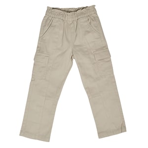 Mädchen-Cargohose mit elastischem Bund 741056