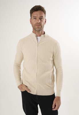 Strickjacke Strickjacke Mit Durchgehendem Reißverschluss