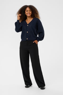 Strickjacke CRHoliday Strickjacke Straight fit dark blue