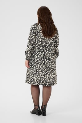 Kleid KCjamia Kleid A-shape black white