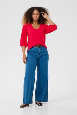 Strickpullover CRVillea Strickpullover Regular fit red