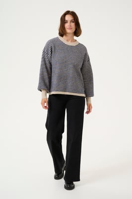 Strickpullover KAellery Strickpullover Loose fit navy