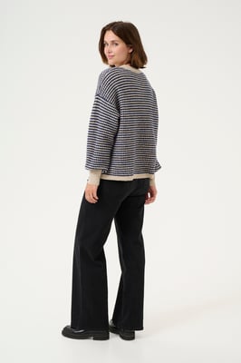Strickpullover KAellery Strickpullover Loose fit navy