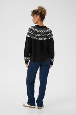 Strickpullover CRCherrie Strickpullover Loose fit black white