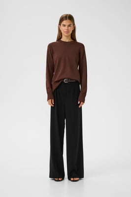 Strickpullover ZauloIW Strickpullover Classic fit brown