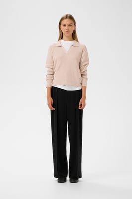 Strickpullover YenahIW Strickpullover Classic fit beige