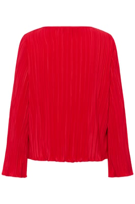 Langarm-Bluse ZuniSZ Langarm-Bluse Gerade Passform red