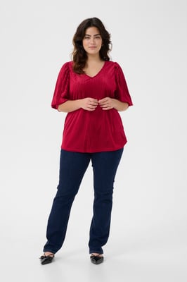 Langarm-Bluse KCcacanna Langarm-Bluse Regular fit red
