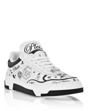 Nappa Leather Low Top Sneakers All-Over Plein