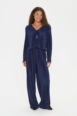 Casual Hose ZuniSZ Casual Hose Gerade Passform dark blue