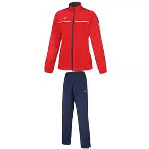 Mizuno Team Tokyo Micro Herren Rot/Marine Trainingsanzug