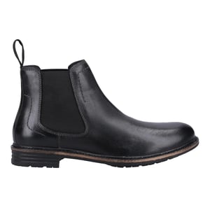 Hush Puppies - "Justin" Stiefeletten für Herren, Leder (Schwarz)
