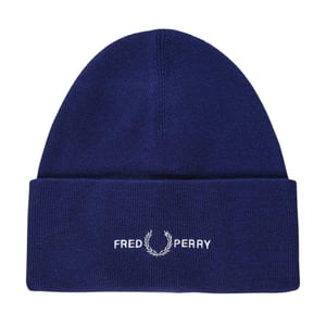 Fred Perry - Mütze für Herren/Damen Unisex, Logo (Dunkelblau)
