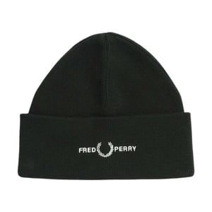 Fred Perry - Mütze für Herren/Damen Unisex, Logo (Dunkelgrün)