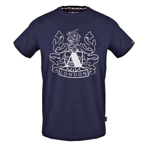 Aquascutum - "Aldis" T-Shirt für Herren (Dunkles Marineblau)