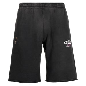 Off-white Wave Off Sweatshorts Schwarz