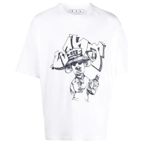 Off-white Graff Freest Over Skate Kurzarm-t-shirt Weiß
