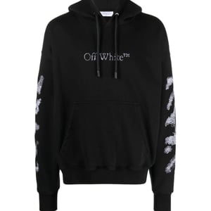 Off-white Diags Bit Book Skate Hoodie Schwarz