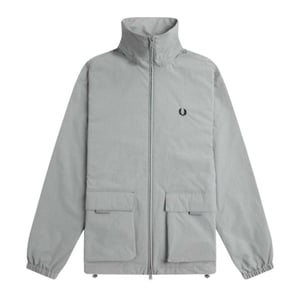 Fred Perry - Jacke für Herren, Aufgesetzte Tasche (Grau)