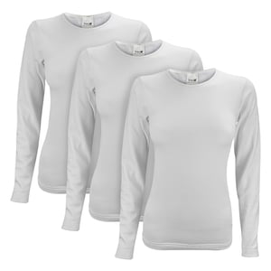 3er-Pack Damen Langarm-Thermoshirts für den Winter