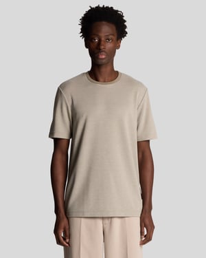 Lyle & Scott Zweifarbiges T-Shirt – Gestromt