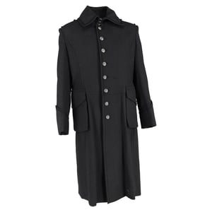 Dolce & Gabbana Übermantel aus schwarzer Wolle