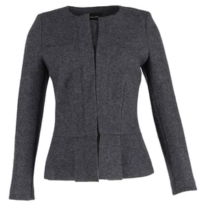Isabel Marant Abendjacke aus grauer Merinowolle