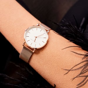 Luxenter-Uhr aus 18 Karat Roségold - Faraia