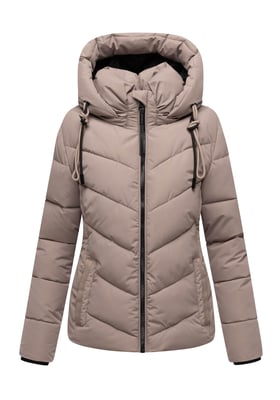 Marikoo Damen Winterjacke Sahnemausii XVI mit abnehmbarer Kapuze