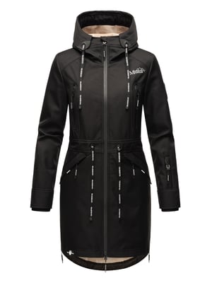 Marikoo Damen Softshelljacke – Racquellee mit Kapuze & Fleecefutter