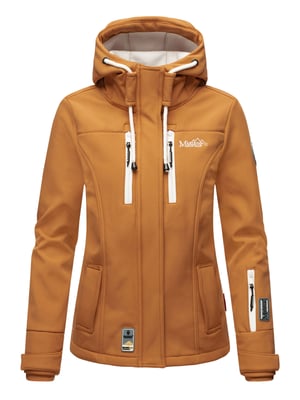 Marikoo Damen Softshelljacke – Kleine Zicke, warm mit Kapuze & Fleecefutter
