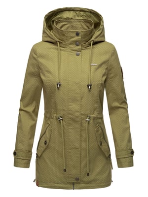 Marikoo leichte Damen Übergangsjacke mit abnehmbarer Kapuze