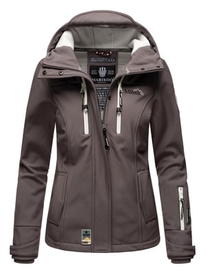Marikoo Damen Softshelljacke – Kleine Zicke, warm mit Kapuze & Fleecefutter
