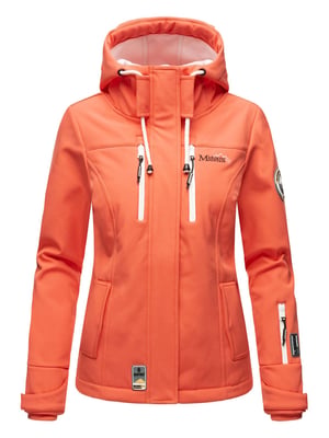 Marikoo Damen Softshelljacke – Kleine Zicke, warm mit Kapuze & Fleecefutter
