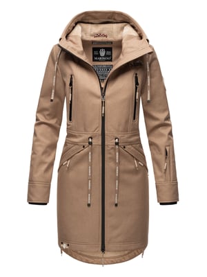 Marikoo Damen Softshelljacke – Racquellee mit Kapuze & Fleecefutter