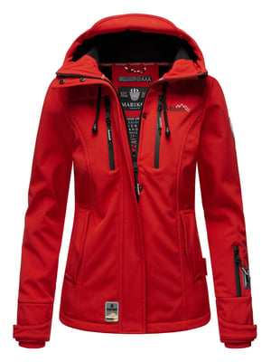 Marikoo Damen Softshelljacke – Kleine Zicke, warm mit Kapuze & Fleecefutter