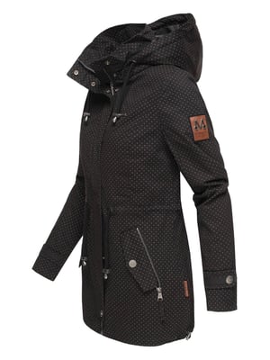 Marikoo leichte Damen Übergangsjacke mit abnehmbarer Kapuze