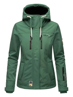 Marikoo Damen Softshelljacke – Kleine Zicke, warm mit Kapuze & Fleecefutter