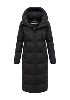 Marikoo Damen Winter Steppmantel Tikoraa mit abnehmbarer Kapuze